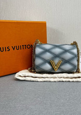 Louis Vuitton Pico Go 14 Cruise Collection Smoky Blue Twist    Shoulder Bag