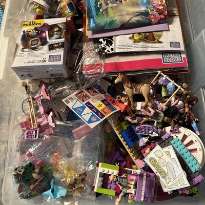 Lego Friends Bulk Mixed Lot Mini Figures Bricks Mega Bloks Minions American Girl