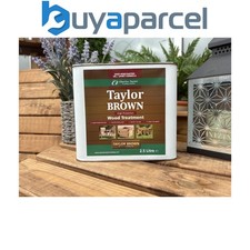 Charles Taylor Garden 2.5 Litre Taylor Brown Wood Preservative Oil Treatment