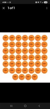 STIGA Ping Pong Balls – 46pk Orange 1-Star Table Tennis Balls Official Size 40mm