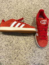 adidas Campus 00s Scarlet Gum Red/White Low Top Suede Sneakers H03474