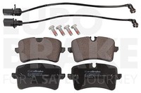 Eurobrake Bremsbelagsatz, Scheibenbremse Hinterachse U.A. FüR Audi, Porsche
