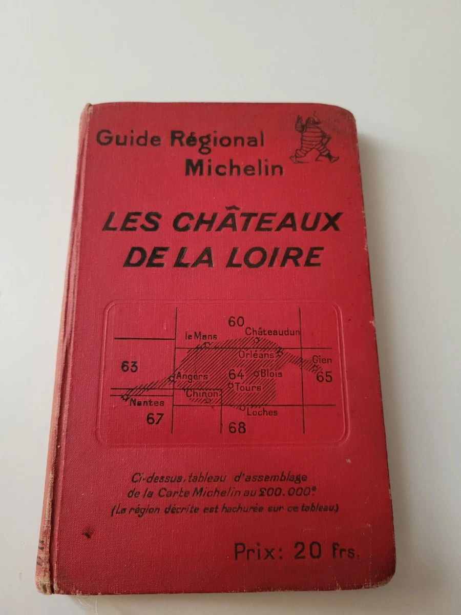 1928-9 Guide Regional Michelin Les Chateaux De La Loire In French 230 Pages | UK