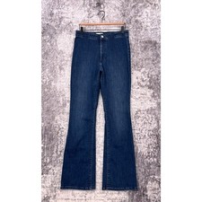 Anthropologie Jeans 29 Womens Pilcro Retro Flare High Rise Dark Wash Denim