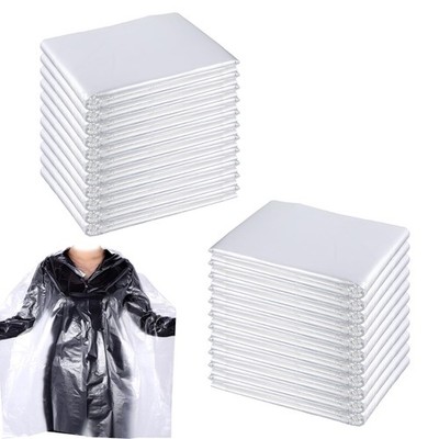 100 Pcs Disposable Hair Salon Capes,Waterproof Barber Cape, Shawl Hair Dye Cutti