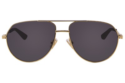 Final Price! Bottega Veneta BV1302S 001 Sunglasses New Bottega Veneta BV1302S 001 Gold/Grey 57-15-145  main image 4