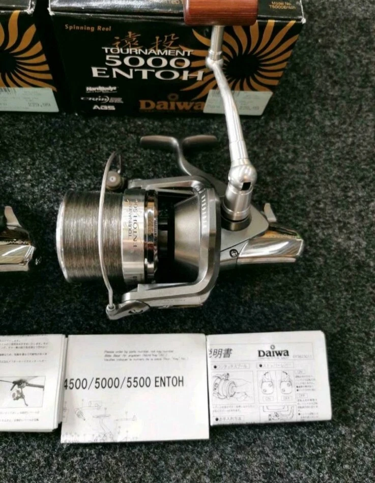 2 × Daiwa Tournament Entoh 5000 Angel Rollen inkl. OVP Karpfen Wels Carp Fishing - Bild 3 von 4