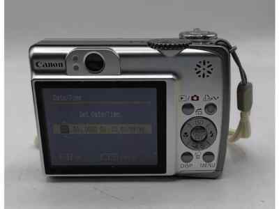 Canon Digital Camera PowerShot A560 7.1MP Silver CCD AA BATTERIES