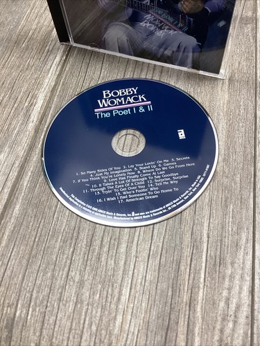 BOBBY WOMACK - The Poet I & II - Audio Music CD -- RARE - Picture 2 of 15