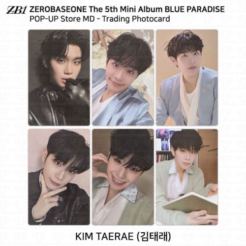 ZEROBASEONE ZB1 5th Mini Album Blue Paradise POP-UP Store Trading Card Photocard - Picture 13 of 143