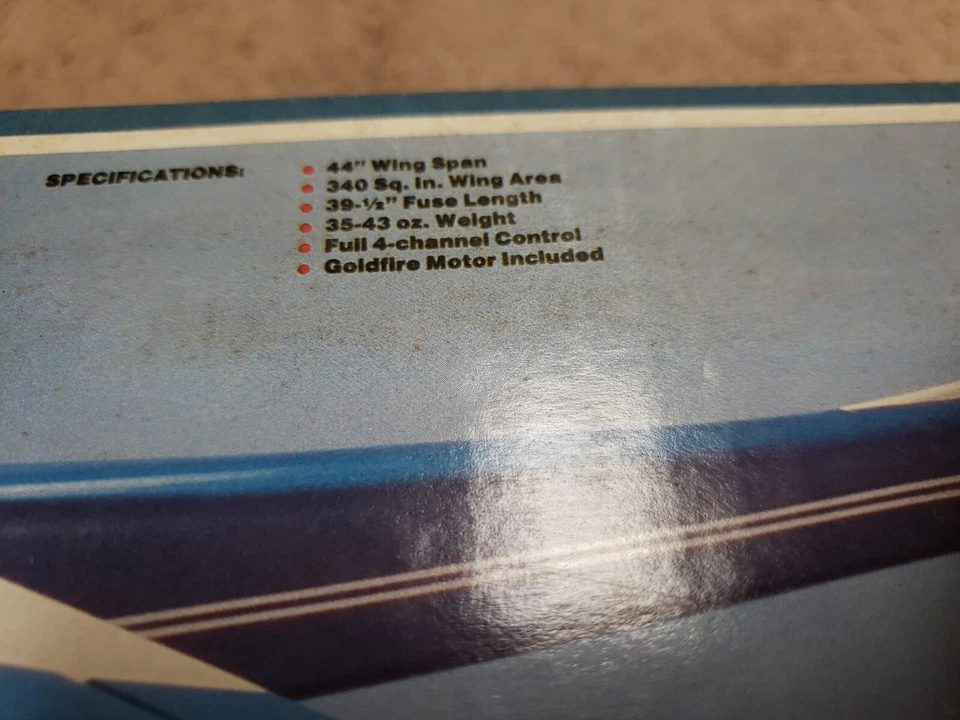 GREAT PLANES - Electro Streak 44" wingspan plane w/Goldfire motor - New - Image 3 of 4