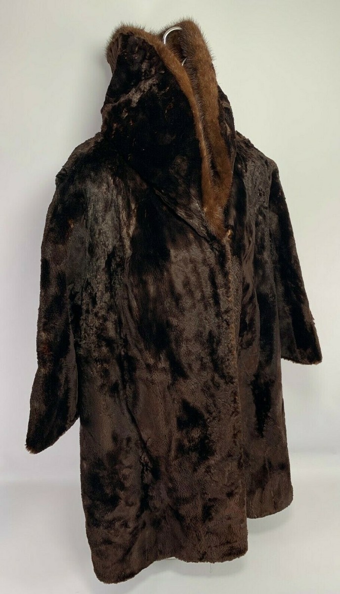 Brown fur coat next Clearance