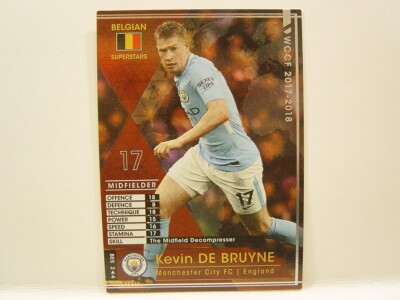 Panini WCCF 2017-18 BES Kevin De Bruyne 1991 Belgium　No.17 Man City Superstars
