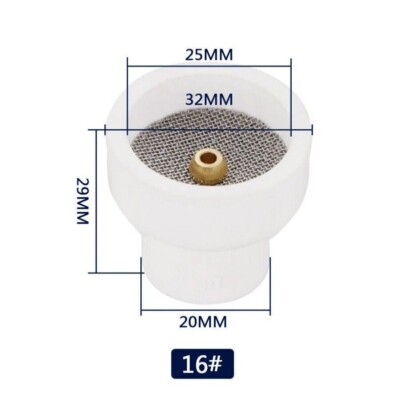 White Ceramic Nozzle Alumina Cup For Tig Welding Torch Ceramic TIG Welding Cup