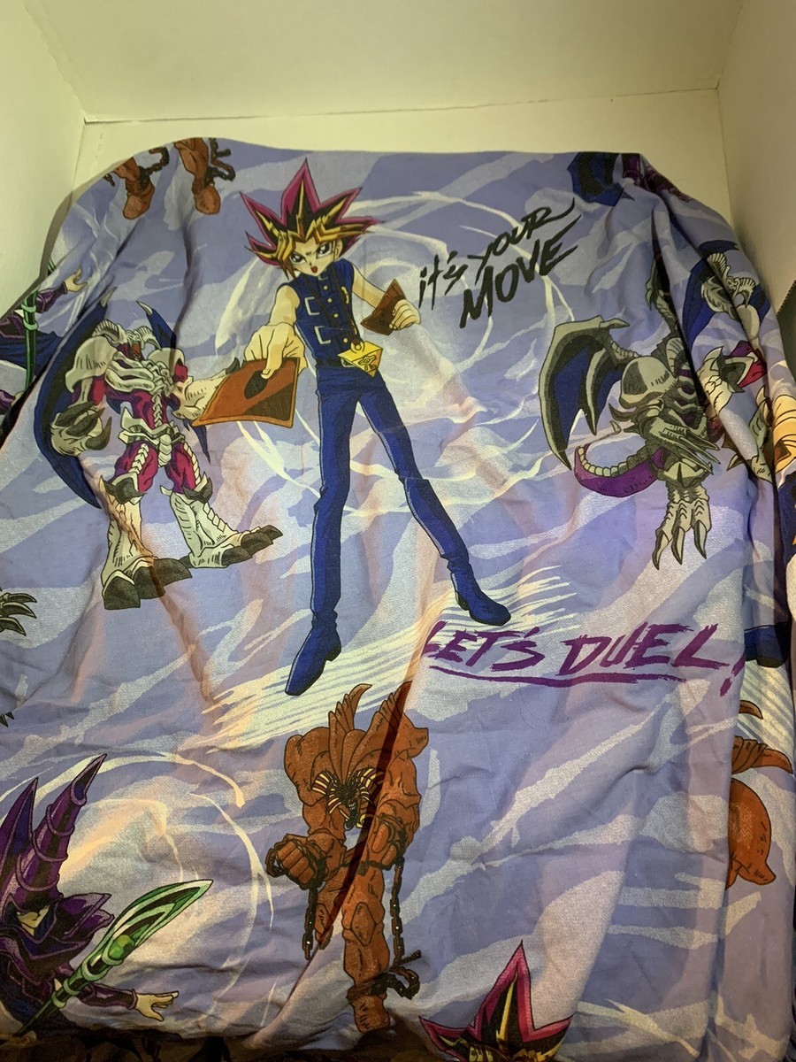 遊戯王 Yu-Gi-Oh! sheets vintage cloth ANIME Vintage Yu Gi Oh Sheet Fitted Twin 1996 Duel Dark Magician Exodia