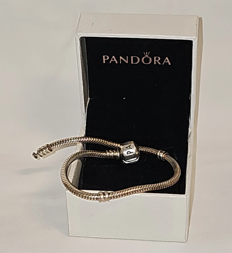 Pandora Armband ca.19.5 cm 925 echt Sterlingsilber f.Charms Armkette Orginal