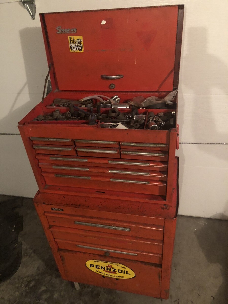 SNAP-ON Vintage Tool Box 1960/70's Rolling MBC Box | eBay