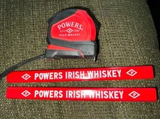 John Powers  Irish Whiskey  Tape Measure 2 Contractor Pencils Set. Free Ship USA