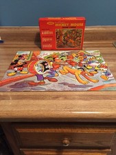 Vintage Jaymar Walt Disney's Mickey Mouse Jigsaw Puzzle/56 Piece