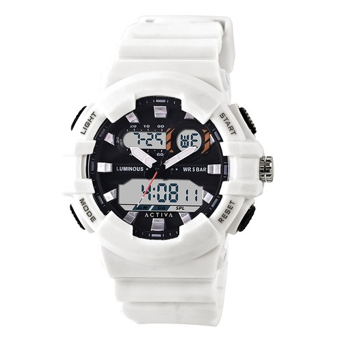 Activa Pixel X Invicta Digital Men's Watch - 50mm. White ACW496-002 NEW - 第 2/2 張圖片
