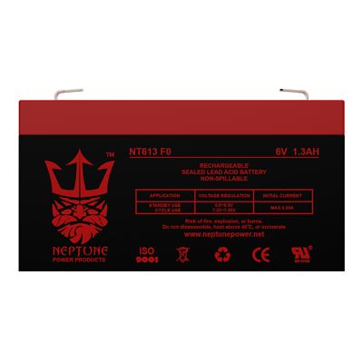 Sentry Lite PM612 6V 1.3Ah SLA Replacement Emergency Lighting Battery by Neptune