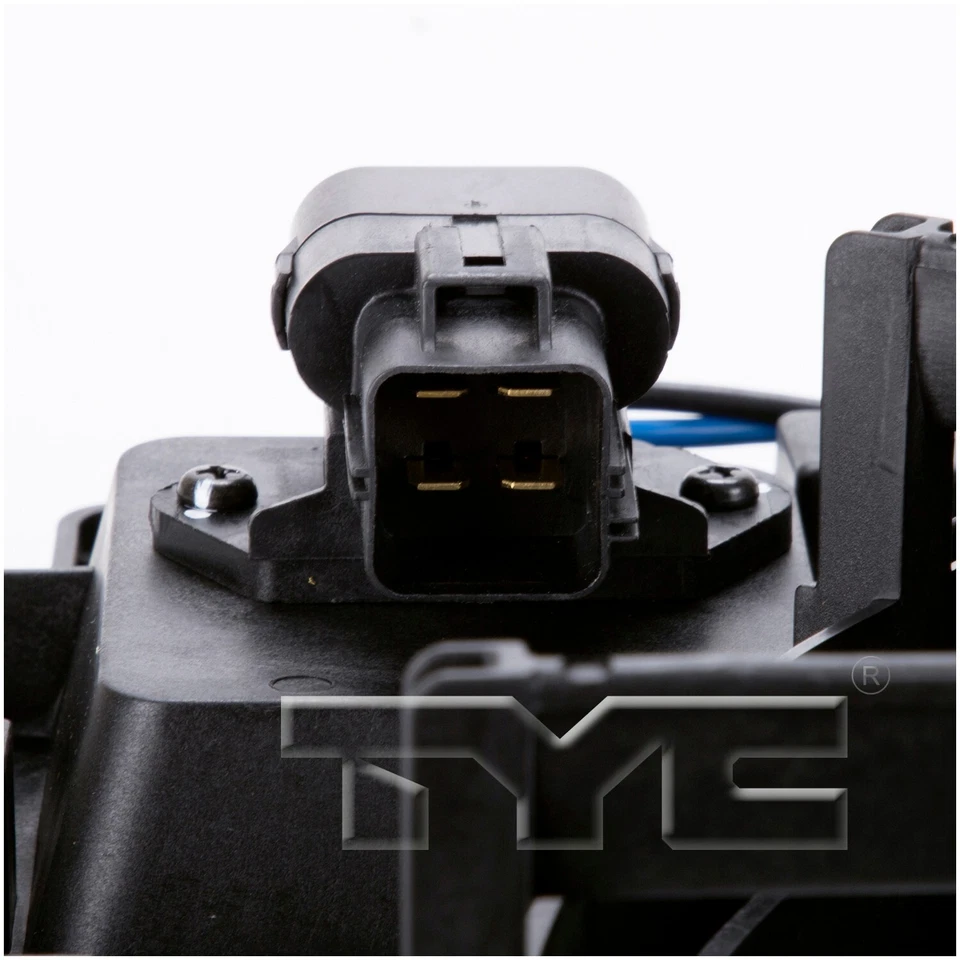 Двойной радиатор и вентилятор конденсатора в сборе для Cadillac CTS 2009-2015 TYC 2010 - Изображение 3 из 4