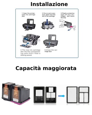 Cartuccia d'inchiostro rigenerata 301 XL nero per stampanti Cartuccia d'inchiostro rigenerata 301 XL nero per stampanti
