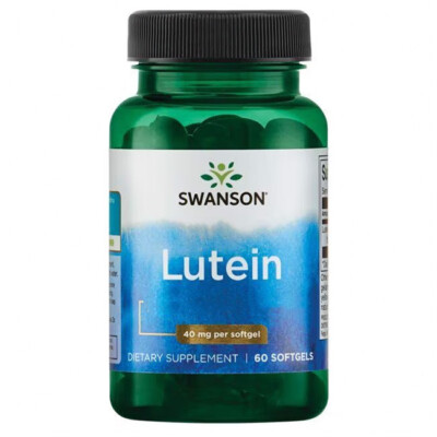 Swanson, Lutein, 40mg, 60 Weichkapseln - Blitzversand
