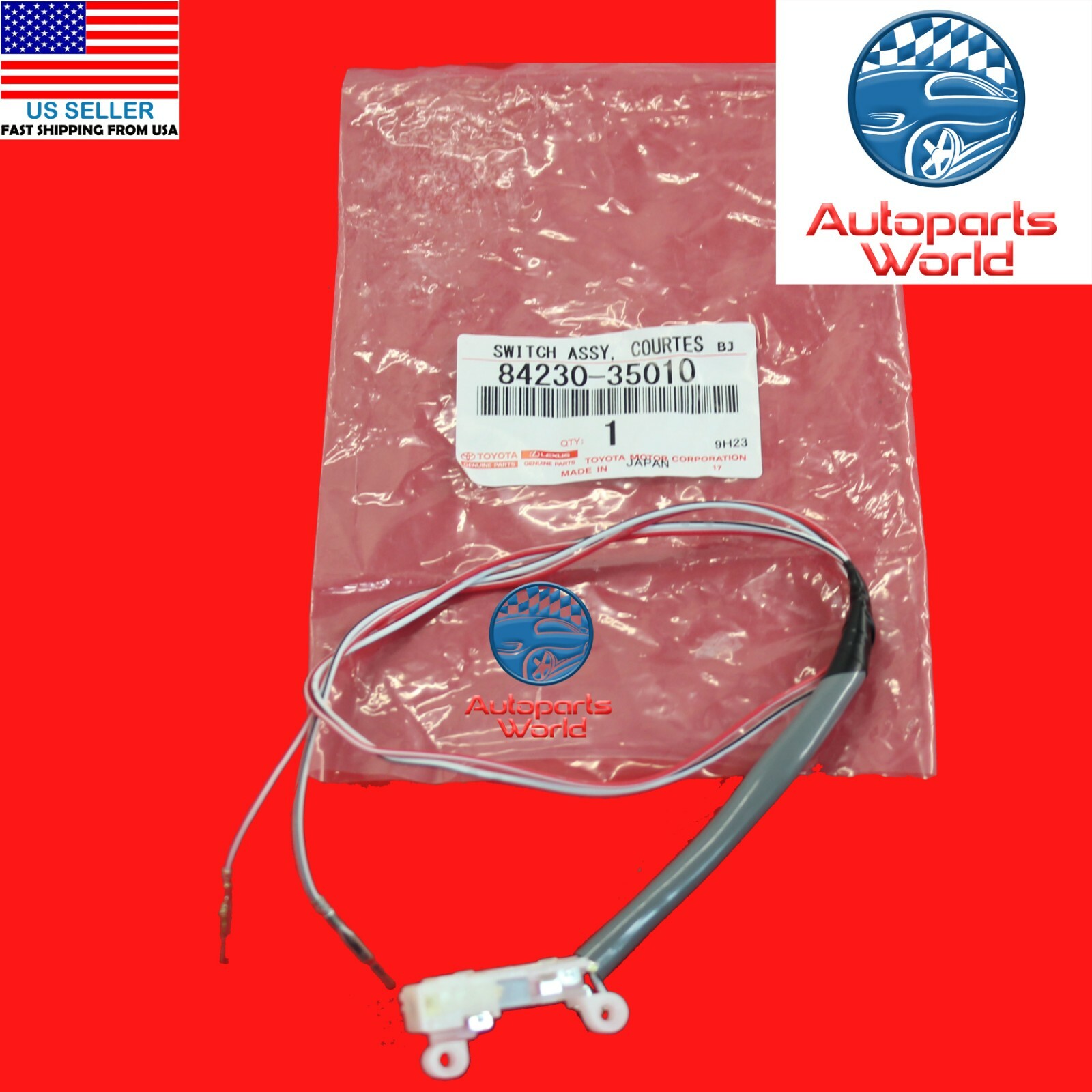 GENUINE OEM TOYOTA 10-24 4RUNNER BACK DOOR COURTESY LAMP SWITCH 