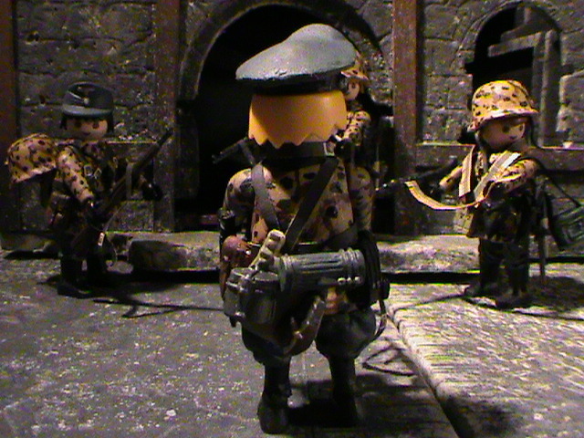 Playmobil Custom Sous-Officier Waffen Sturmmann  Ardennes 1944 Ref 0488 Bis 358314186512