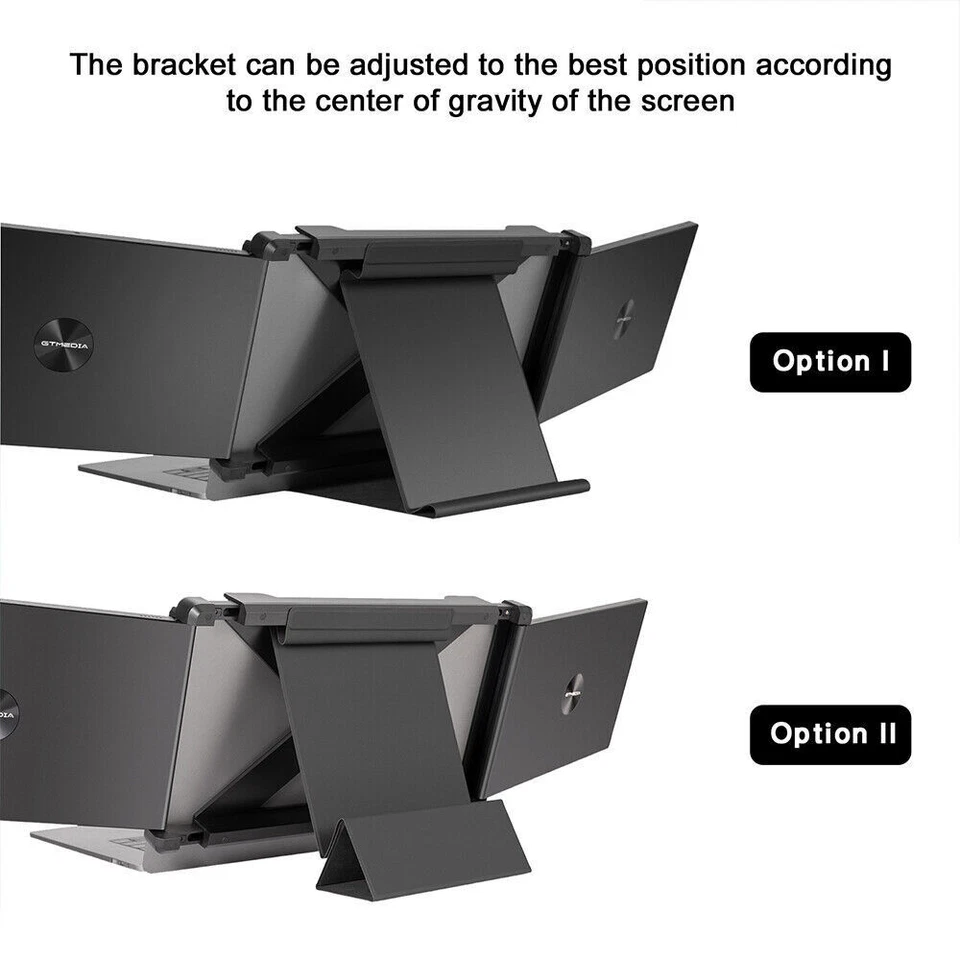 Portable Monitor Screen Extender Dual Monitor Workstation for 13-17.3'' Laptop - Image 4 of 4