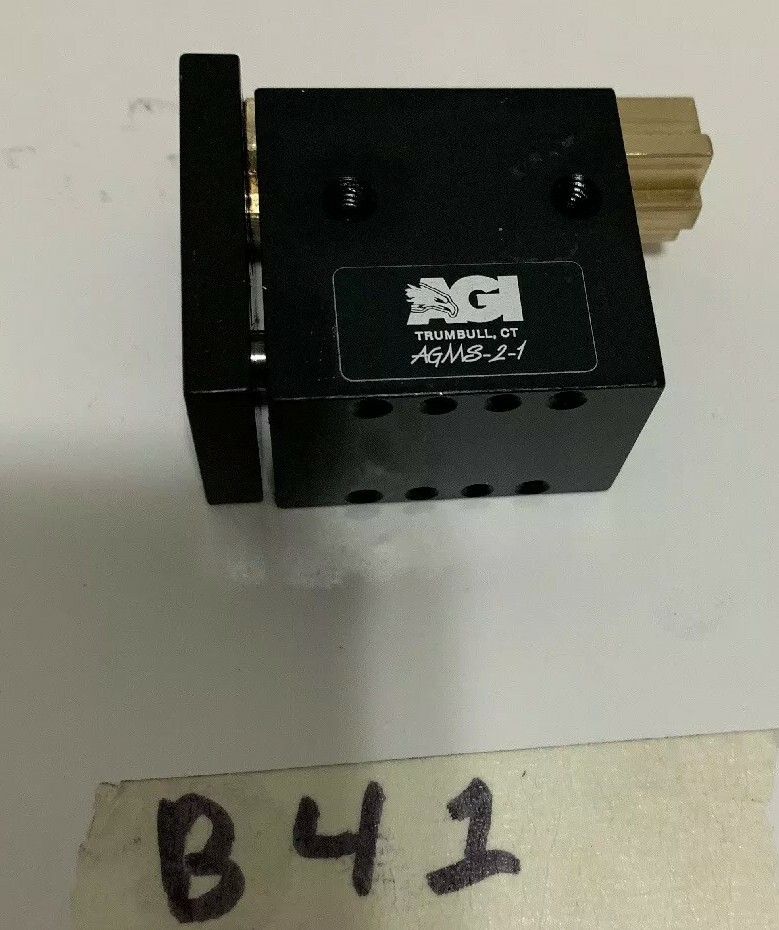 New AGI AGMS-2-1 Pneumatic Slide Warranty Fast Shipping