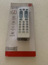 GE universal remote control large simplified keypad
