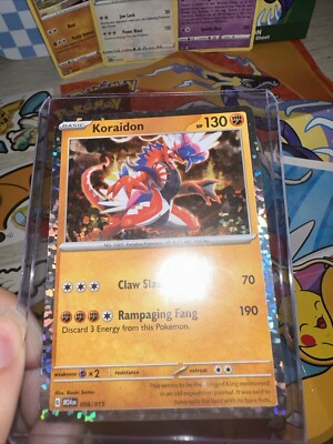 koraidon pokemon card mcdonalds value Koraidon