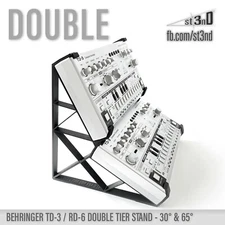 DOUBLE STAND for BEHRINGER TD-3 / RD-6 (30° and 65°)