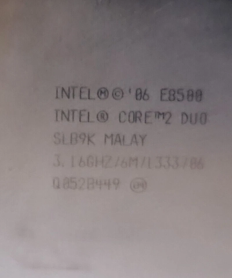 HP 536884-001 536458-001 MOTHERBOARD W/ INTEL CORE 2 DUO SLB9K 3.16GHZ PROCESSOR - Image 4 of 4