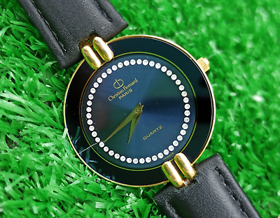 Luxury 90s Christian Bernard Lady Watch Swiss Blue Dial Luxury 90s Christian Bernard Lady Watch Swiss Blue Dial