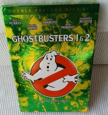 Ghostbusters 1 & 2 II Double Feature DVD Gift Set w/ Collectible Scrapbook OOP