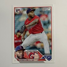 2023 Topps Series 2 Baseball Card #513 Xzavion Curry Rookie Guardians