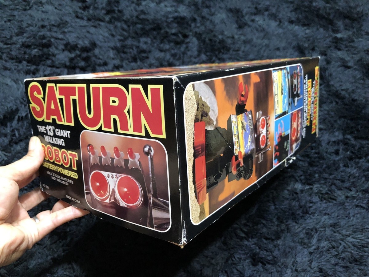 ホビーラジコン SATURN ROBOT Untested Saturn 13 Inch Giant Walking Robot Original Kamco