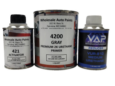 # 4200 1.5 Quart Kit Gray High Solid Build Filler Premium 2K Urethane Primer