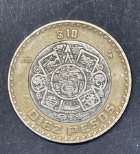 Mexico Coin 10 Pesos 2006 Bi metallic,  KM#616, Low Shipping. Circulated