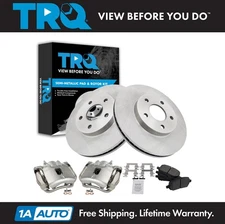 TRQ Brake Pad & Rotor Kit Semi-Metallic Fits 2007-2009 Pontiac G5