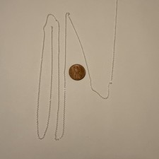 1.4x1mm cable chain in sterling silver 22ft