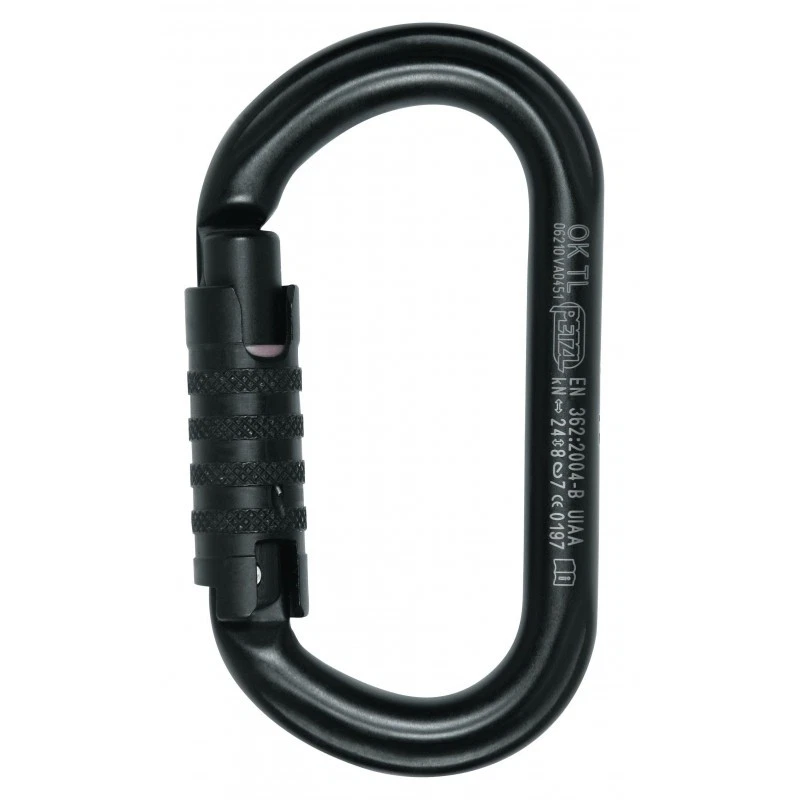 MOUSQUETON OVALE LÉGER OK À VERROUILLAGE TRIACT-LOCK® PETZL ESCALADE ALPINISME - Photo 1/1