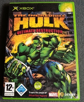 THE INCREDIBLE HULK: ULTIMATE DESTRUCTION (Microsoft Xbox, 2005) - KOMPLETT