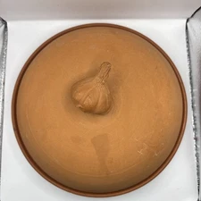 Vintage Garlic Roaster Boston Warehouse Terracotta  from William Sonoma Large