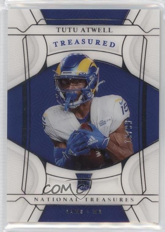 Tutu Atwell Panini National Treasures Treasured Rookies #20 Base