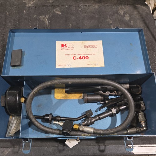 KIENE DIESEL CYLINDER COMPRESSION TEST KIT. Truck; Tractor; Detroit; Caterpilar