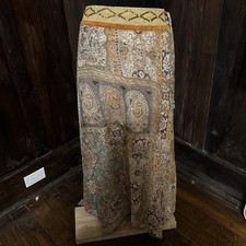 VTG WD.NY Whimsigoth Y2K 100% Silk Skirt Sz 14  Fairy Grunge Cottagecore